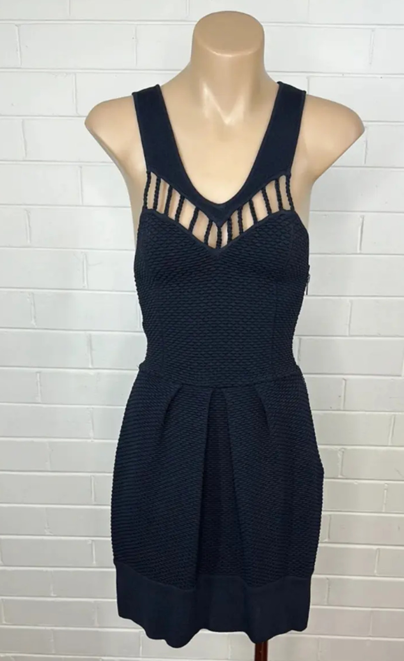 Alice McCall Women's Knit Racer-Back Mini Cocktail Dress - Size 6US